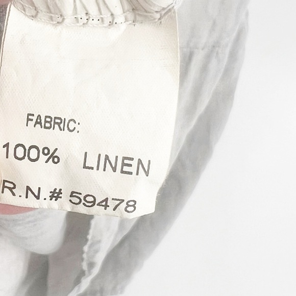 Bellambra Italy Linen Dress LT GREY TIERED SIZE MEDIUM - Picture 5 of 7